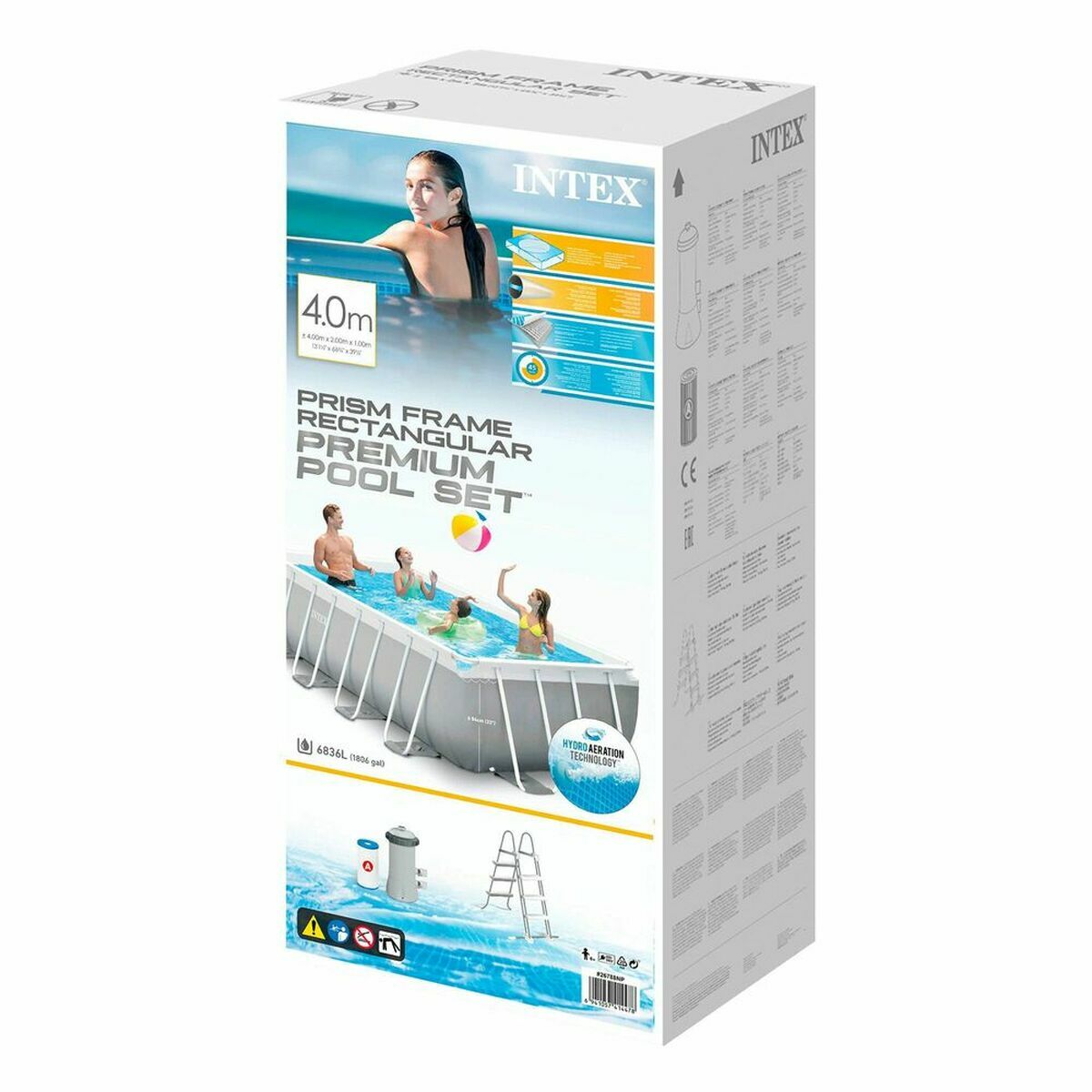 Бассейн Съемный Intex 26788NP 400 x 200 x 100 cm